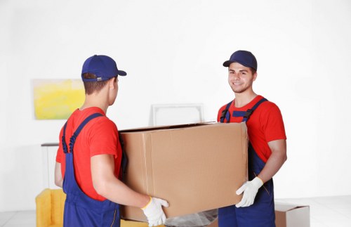 Checklist and moving supplies prepared for a local Edgware removal van booking