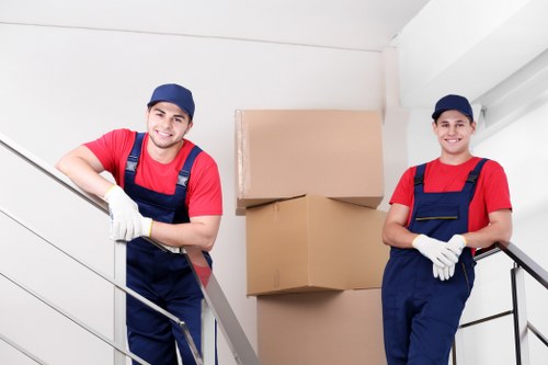 Careful handling of furniture during removals in Edgware
