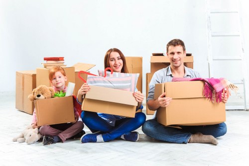 Reliable man and van team completing a move in Edgware