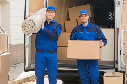 A moving van ready for a home move in Edgware and nearby areas