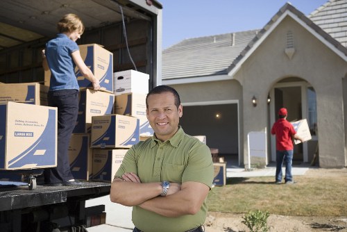 Residential and business removals support in Edgware with a moving van