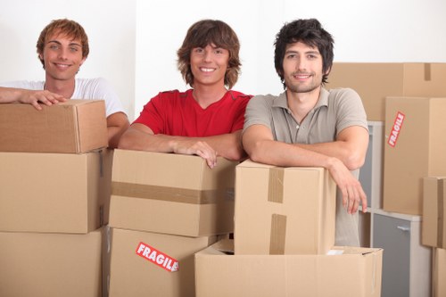 Local removals team planning a move in Edgware residential streets