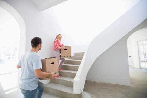 Local office movers managing access and loading challenges in Edgware