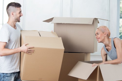 Careful packing and protective wrapping for removals in Edgware