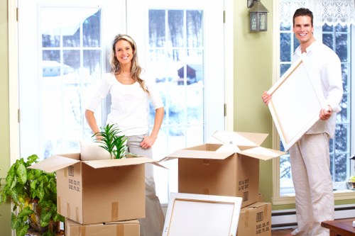 Local Edgware moving support for boxes and furniture