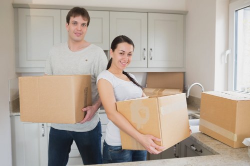 Professional van transport for boxes and furniture in Edgware
