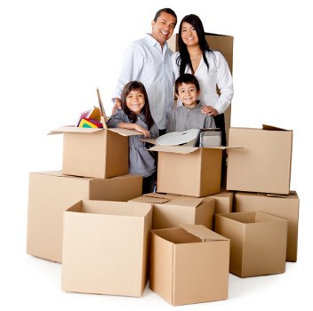 Loading furniture into a moving van for an Edgware property